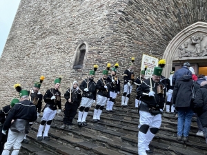 Bergleute vor St.Annenkirche