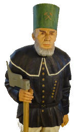 Krippenfigur Bergmann